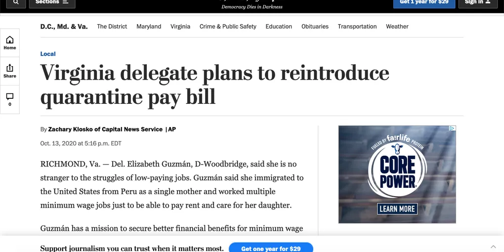 My story in The Washington Post