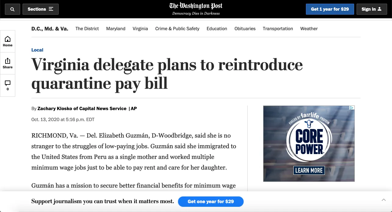 My story in The Washington Post